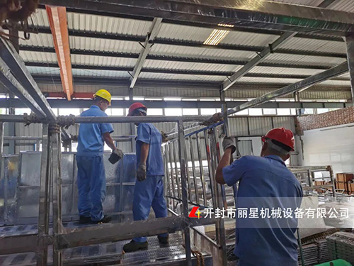 加班加點(diǎn)趕生產(chǎn)，麗星機械發(fā)貨忙