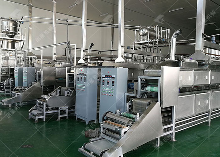 免晾曬的水晶粉皮生產(chǎn)線(xiàn)廠(chǎng)房占地面積需多大？