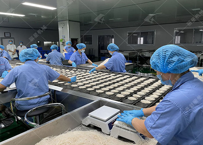 麗星帶烘干的速食粉絲生產(chǎn)線(xiàn)，一機多用轉換靈活